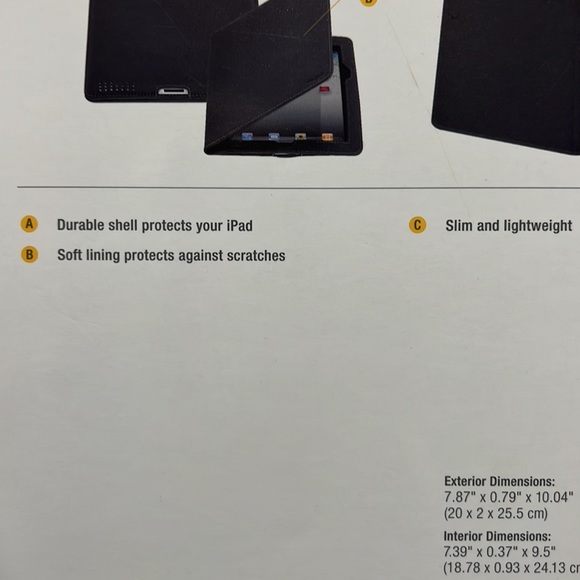 Targus Blue Padded 2nd & 3rd Generation Cover - Picture 5 of 12